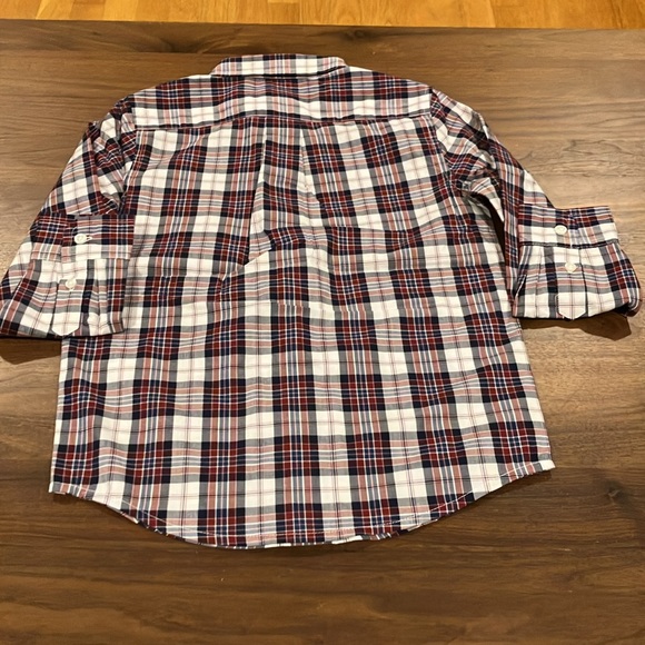NEW - THE TARTAN POPLIN SHIRT by Janie and Jack - Picture 7 of 8